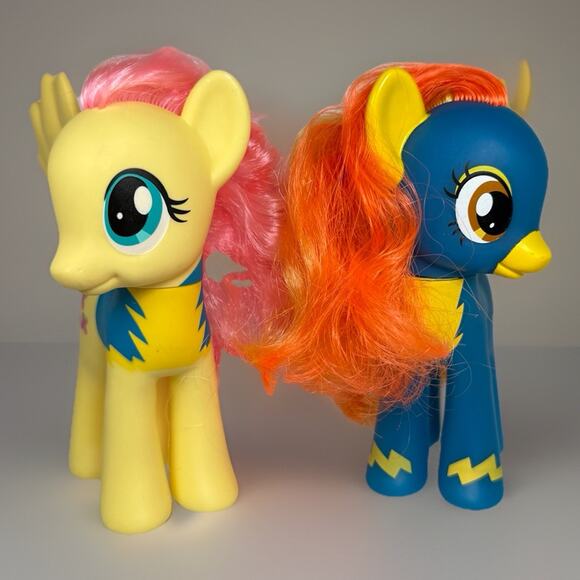Hasbro MY LITTLE PONY G4 Wonderbolt 6" FLUTTERSHY and SPITFIRE Brushable Toy - Picture 2 of 7